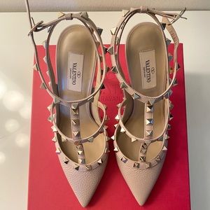SOLD! Valentino Rockstud Ankle Heels